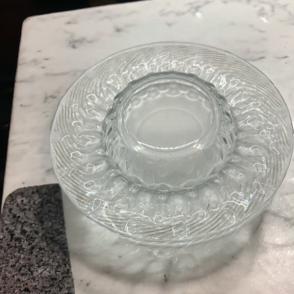 Glass Dip Bowl Serving Dish Vintage - Picture 2 of 3